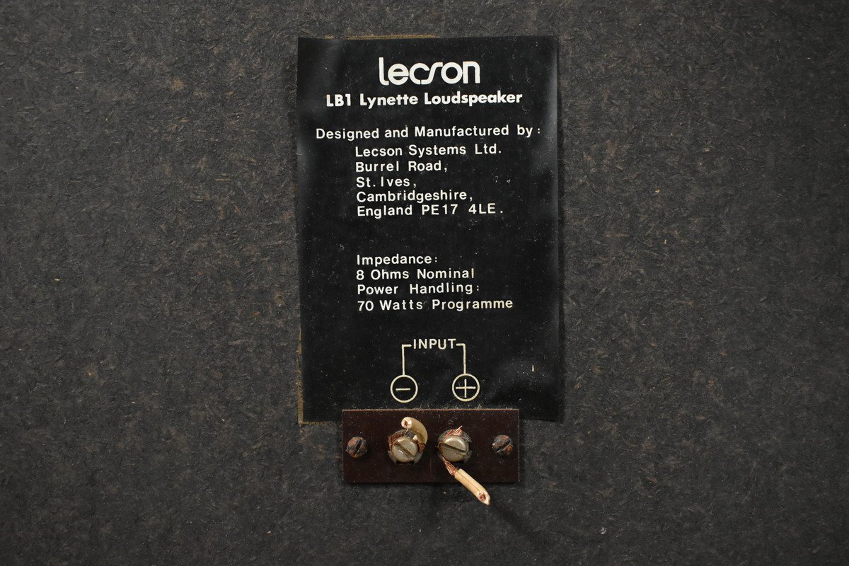 Yahoo!オークション - Lecson レクソン LB1 Lynette Loudspeaker ペア