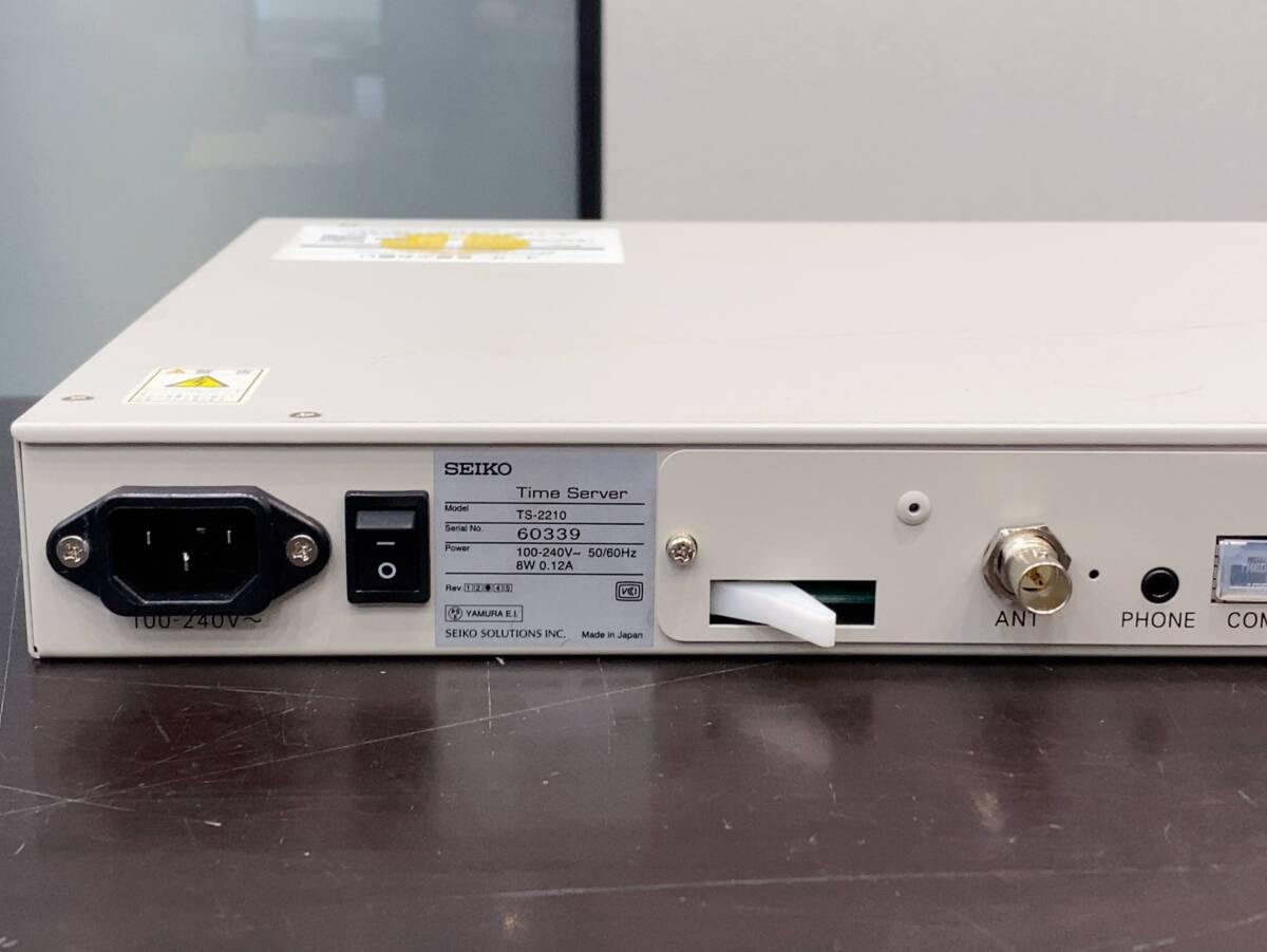Yahoo!オークション - SEIKO TS-2210 セイコー NTPサーバー タイムサー