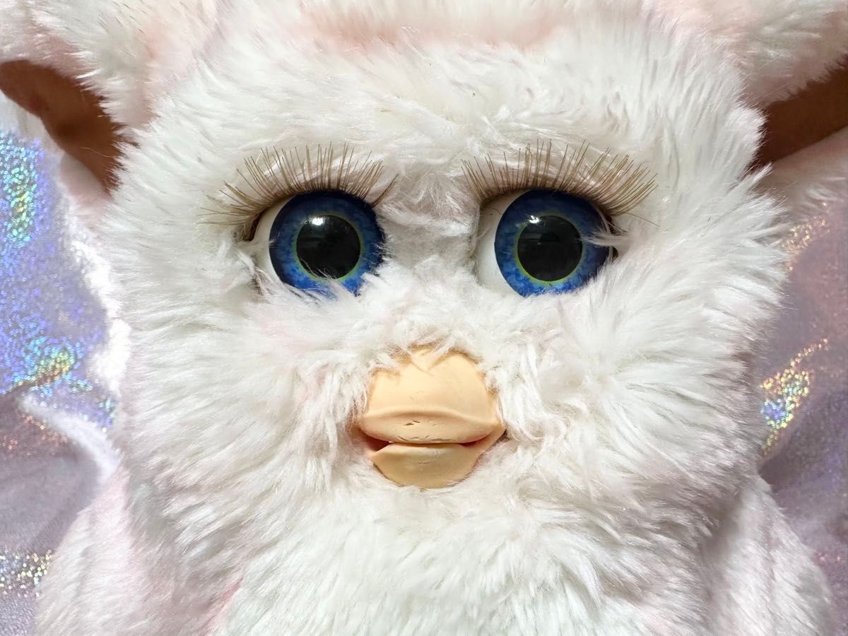 ファービー2 ストロベリースワール ピンクホワイト×青目③ ブルーアイ