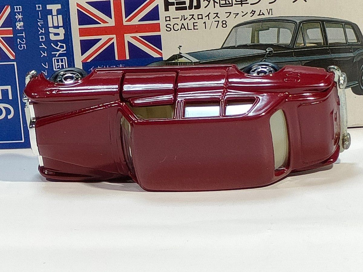 青箱トミカ F06 ロールスロイスファンタムVI 美品 日本製 デッド