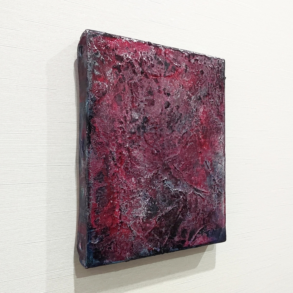 内野隆文 内野隆文 抽象画 F0号 絵画 キャンバス アクリル 現代美術