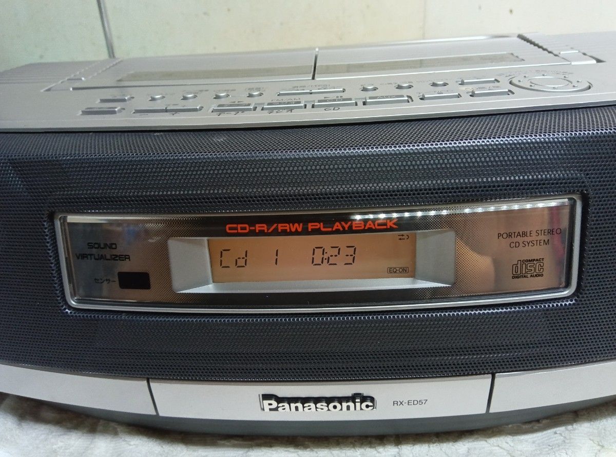 Panasonic RX-ED57 ダブルカセットCDラジカセ 2007年製 簡易動作確認