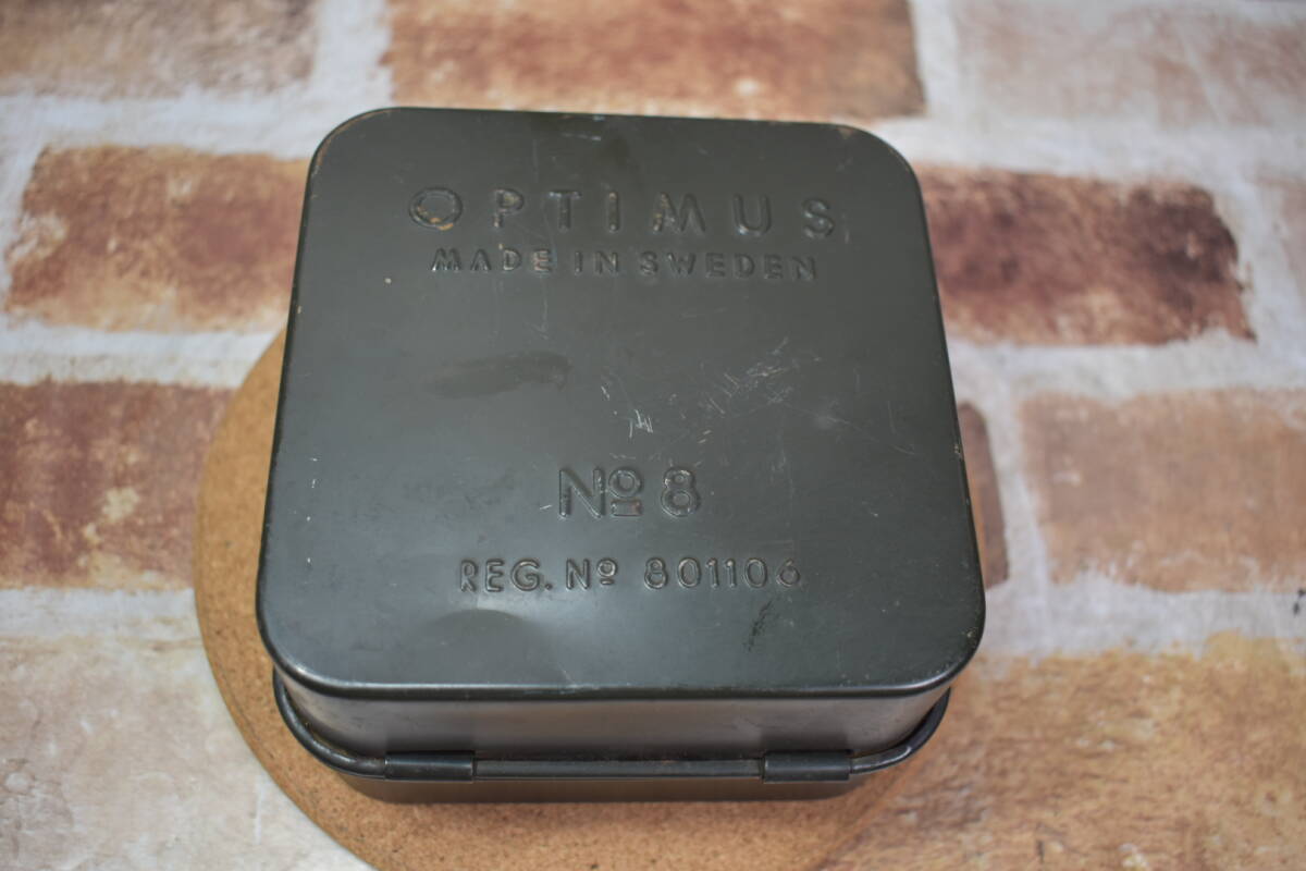 ☆極めてレアな2代目☆ Optimus No.8 Reg 801106 ストーブ ☆極めてレア