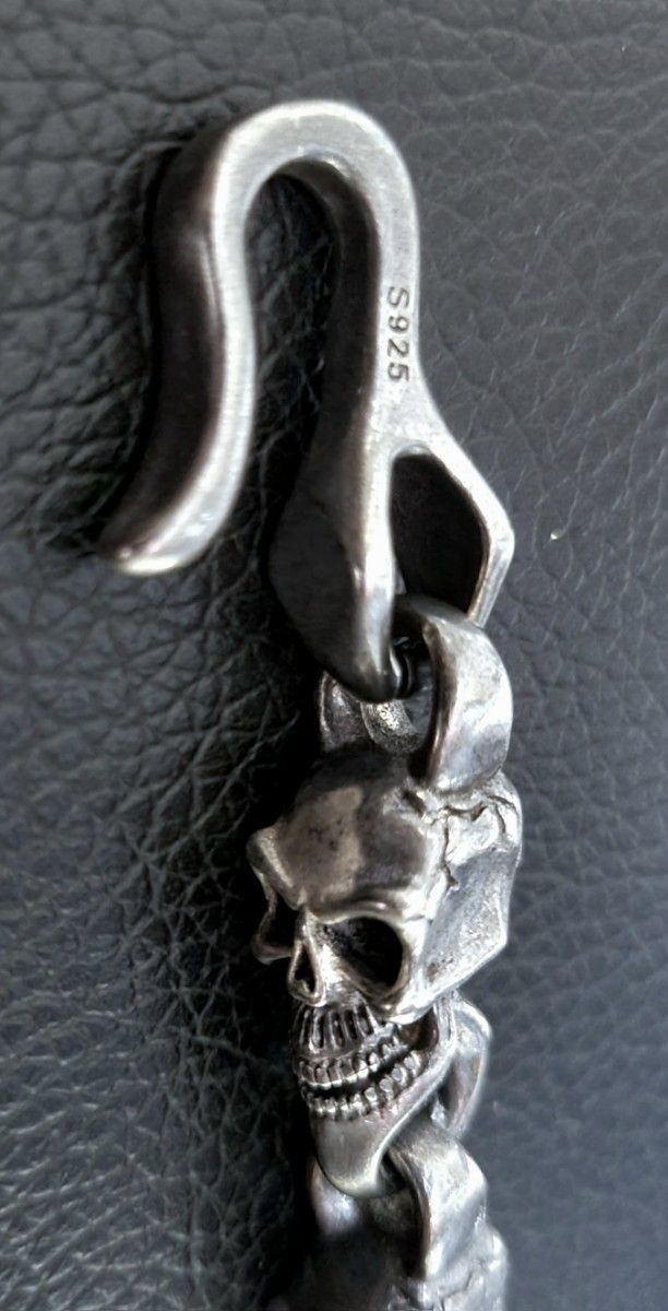 ハーレーダビッドソン Harley davidson 刻印入り シルバー925 スカル 8