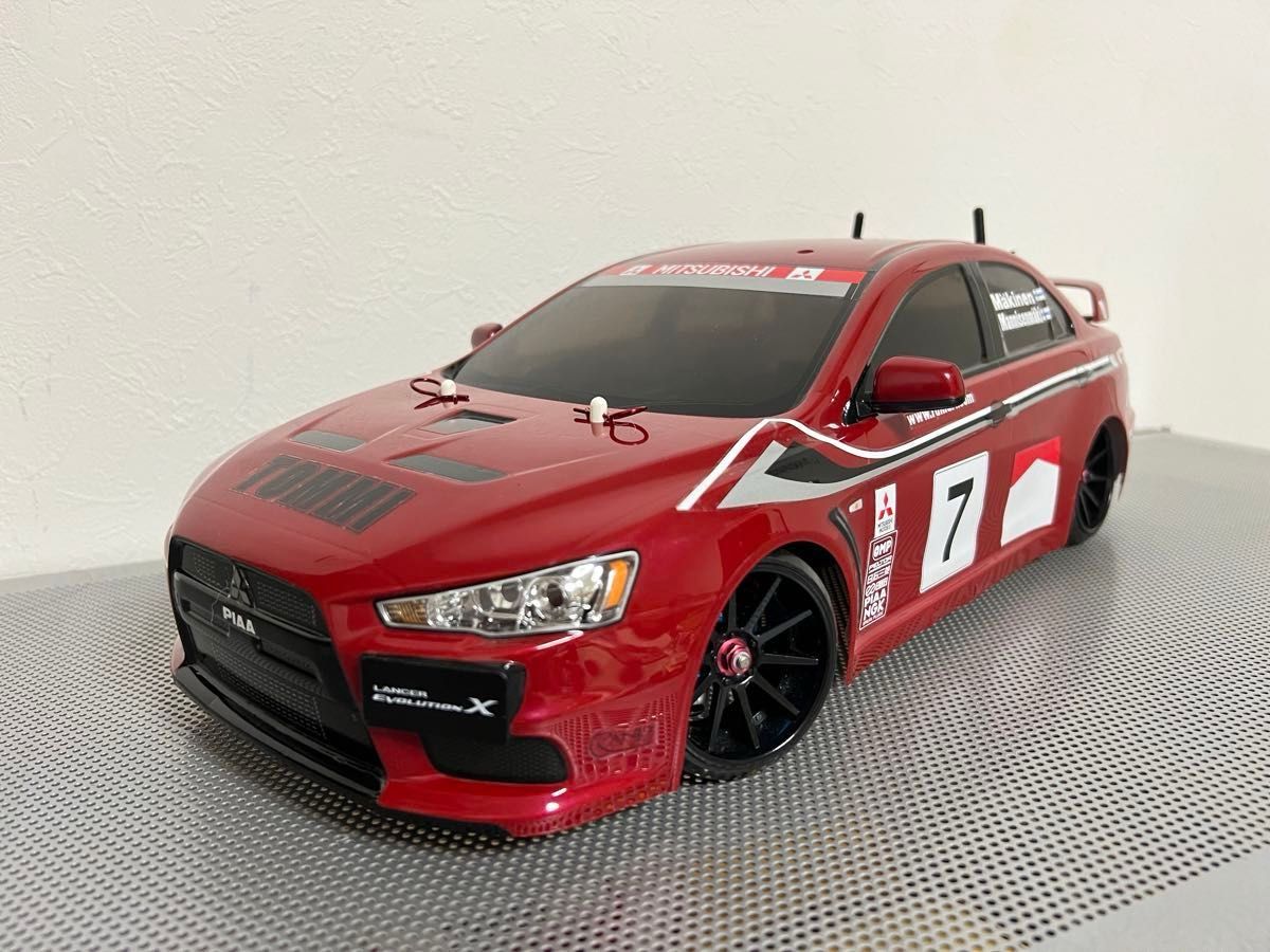 タミヤ 三菱 ランサー エボリューション X ボディ メーカー 塗装済