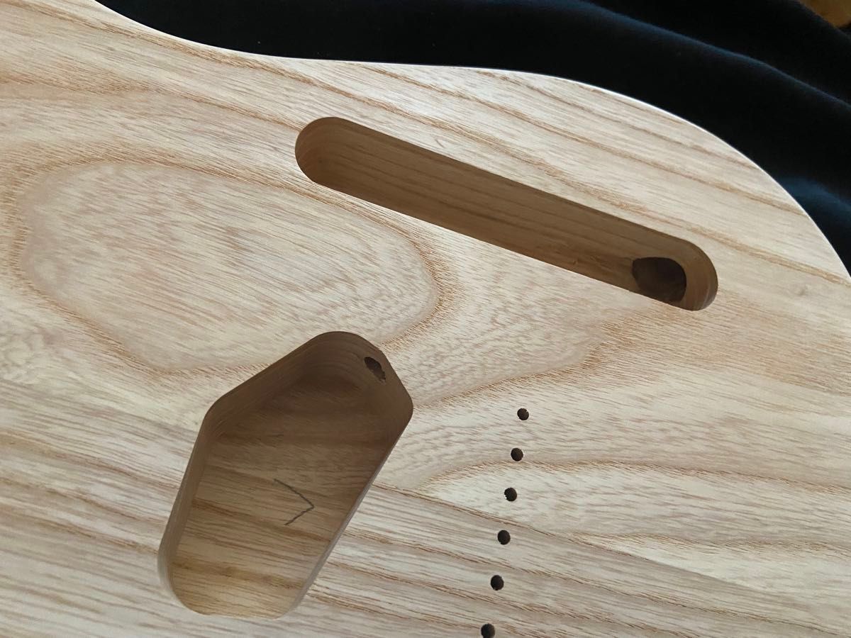 テレキャスター アッシュ 未塗装 2ピースボディ（No99） ギターボディ