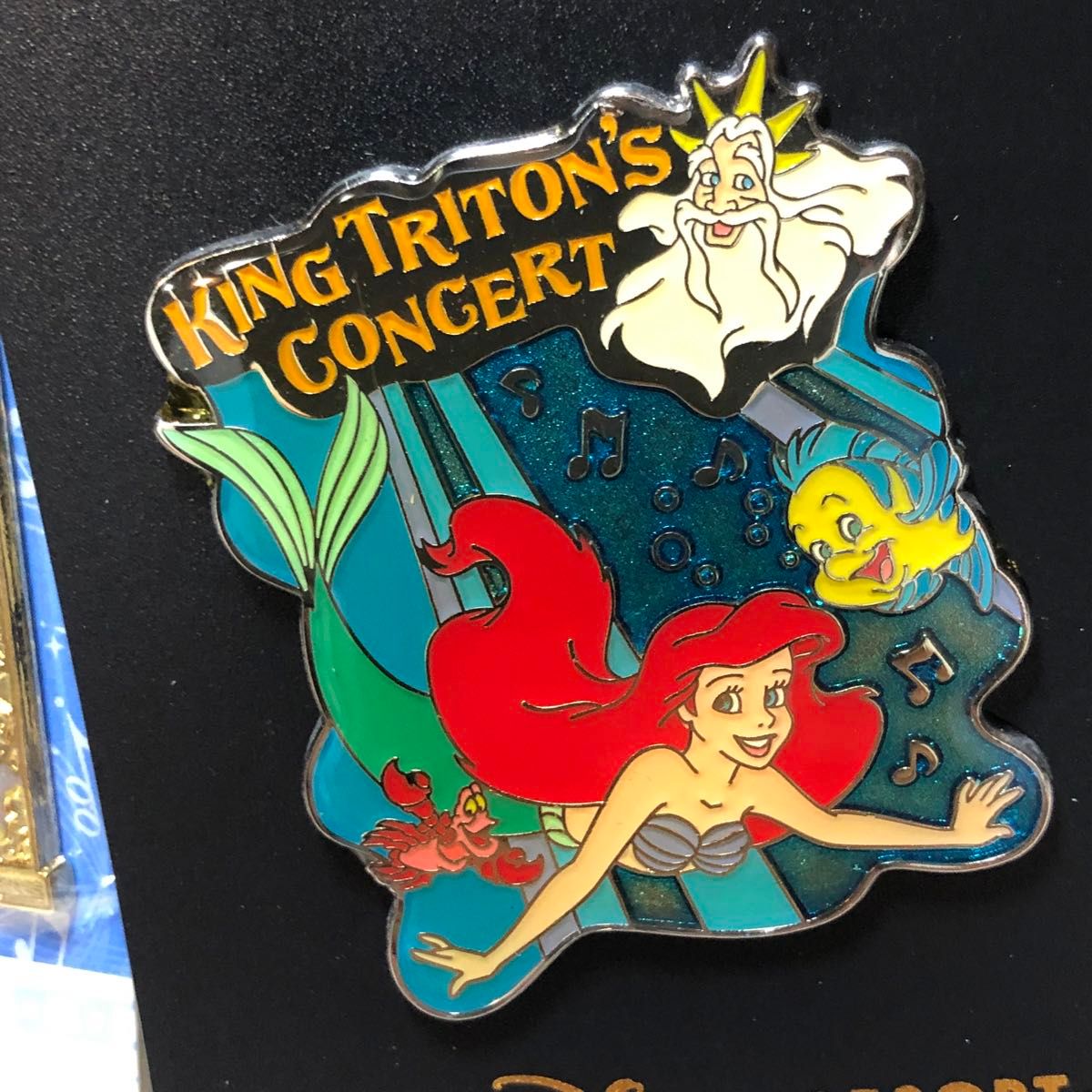 ディズニーリトルマーメイド ピンバッジ アリエル フランダー ピンズ