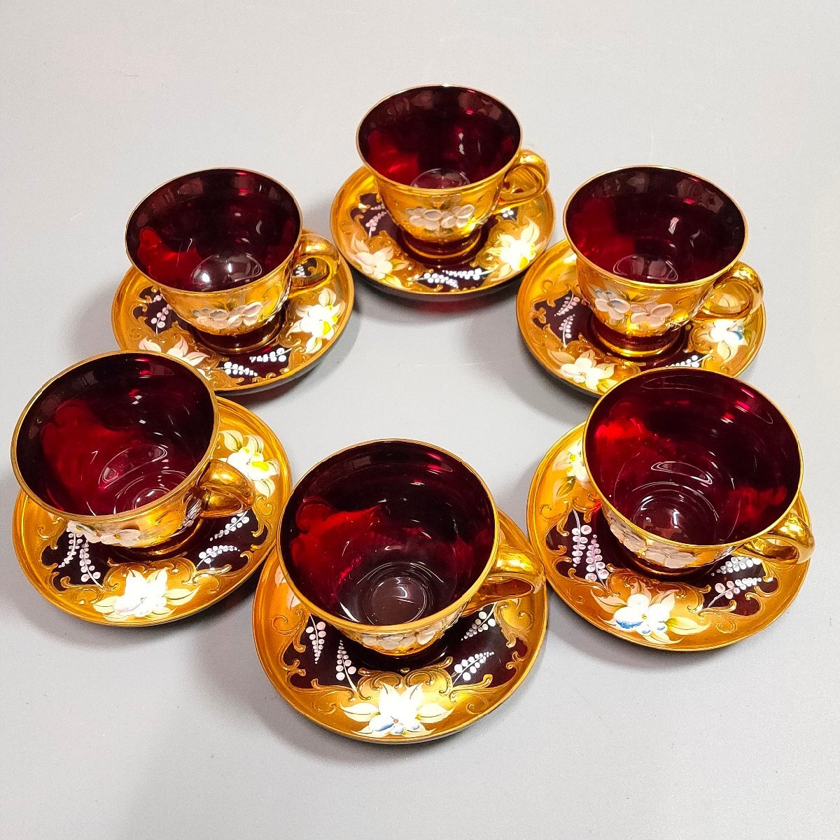 ベネチアングラス 極美新品 ベネチアンガラス ムラノ ミルフィオリ