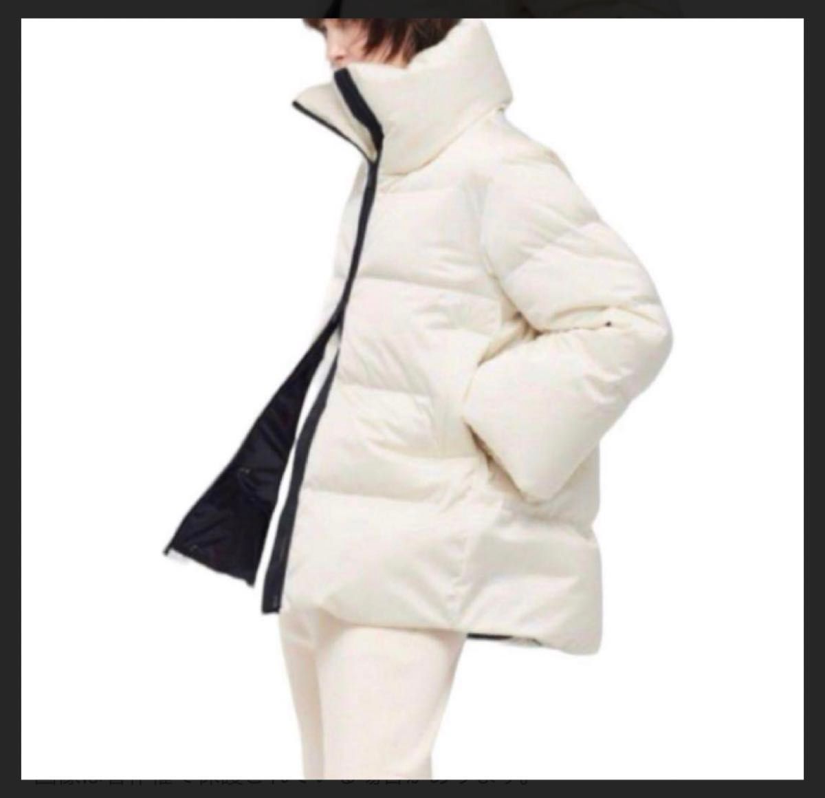 美品 ユニクロ +J ジルサンダー ダウンボリュームジャケット ホワイト