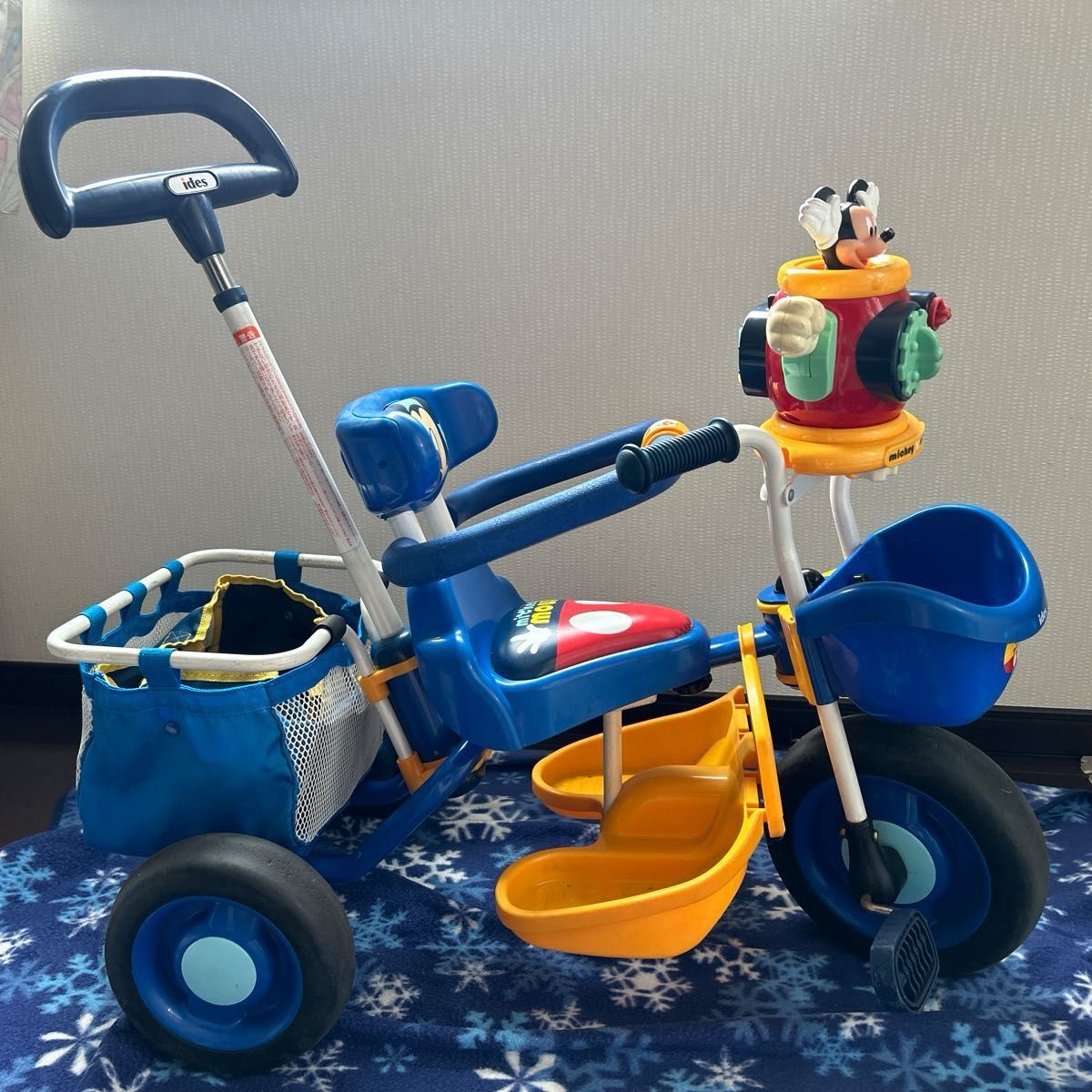 送料無料 すぐ発送出来ます ides ポップンカーゴ 三輪車 子供用 乗用