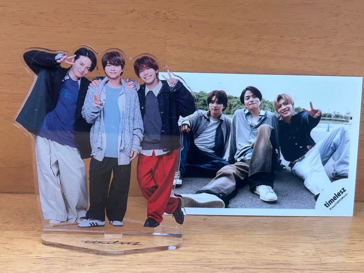 新品未開封timeleszタイムレス新曲becauseアクリルスタンド佐藤勝利