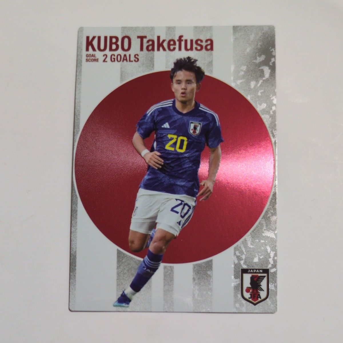 2024 カルビー サッカー日本代表チップス 久保建英 ゴールスコアラー