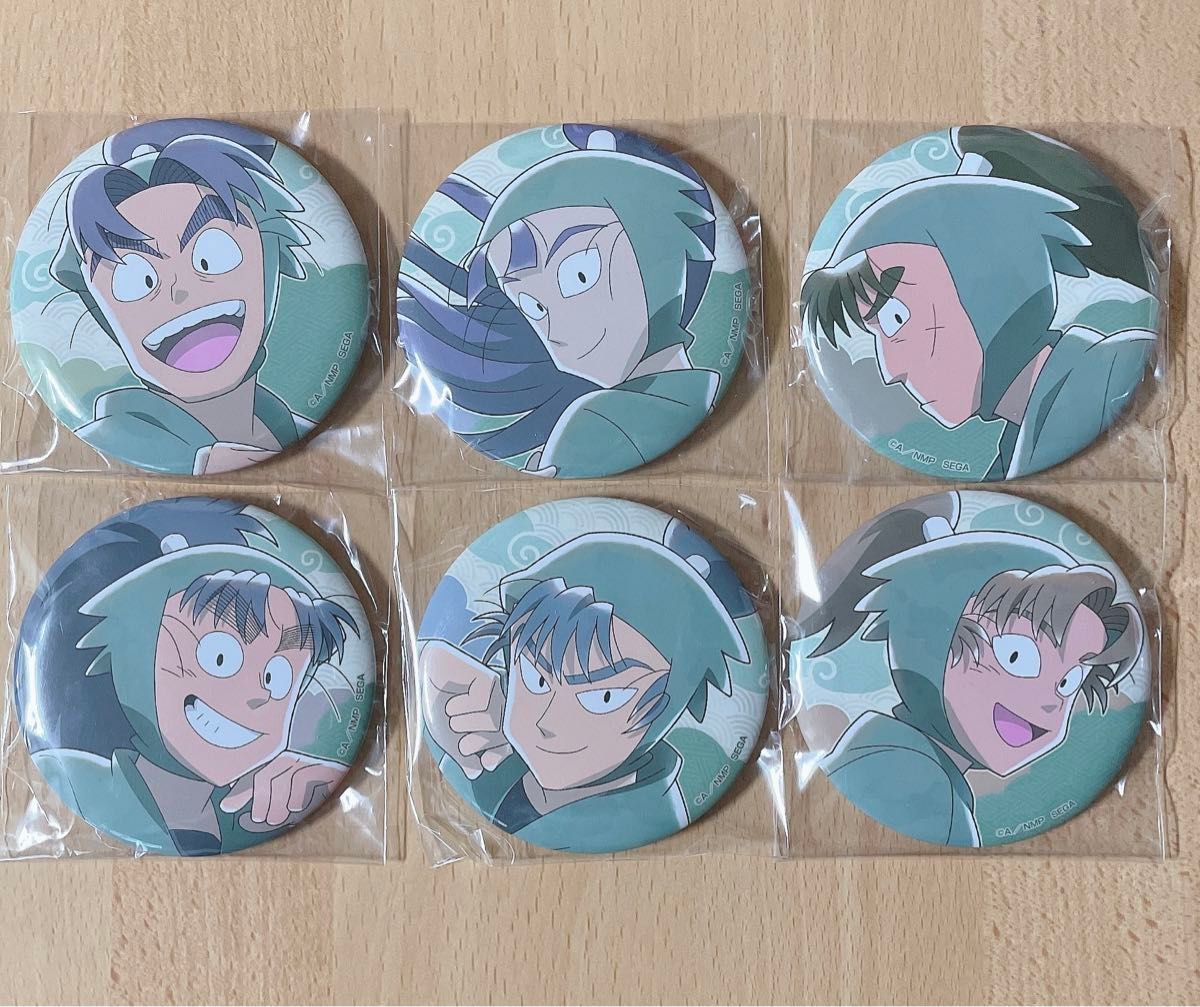 セガラッキーくじ 忍たま乱太郎 H賞缶バッジ 6年生6種コンプセット
