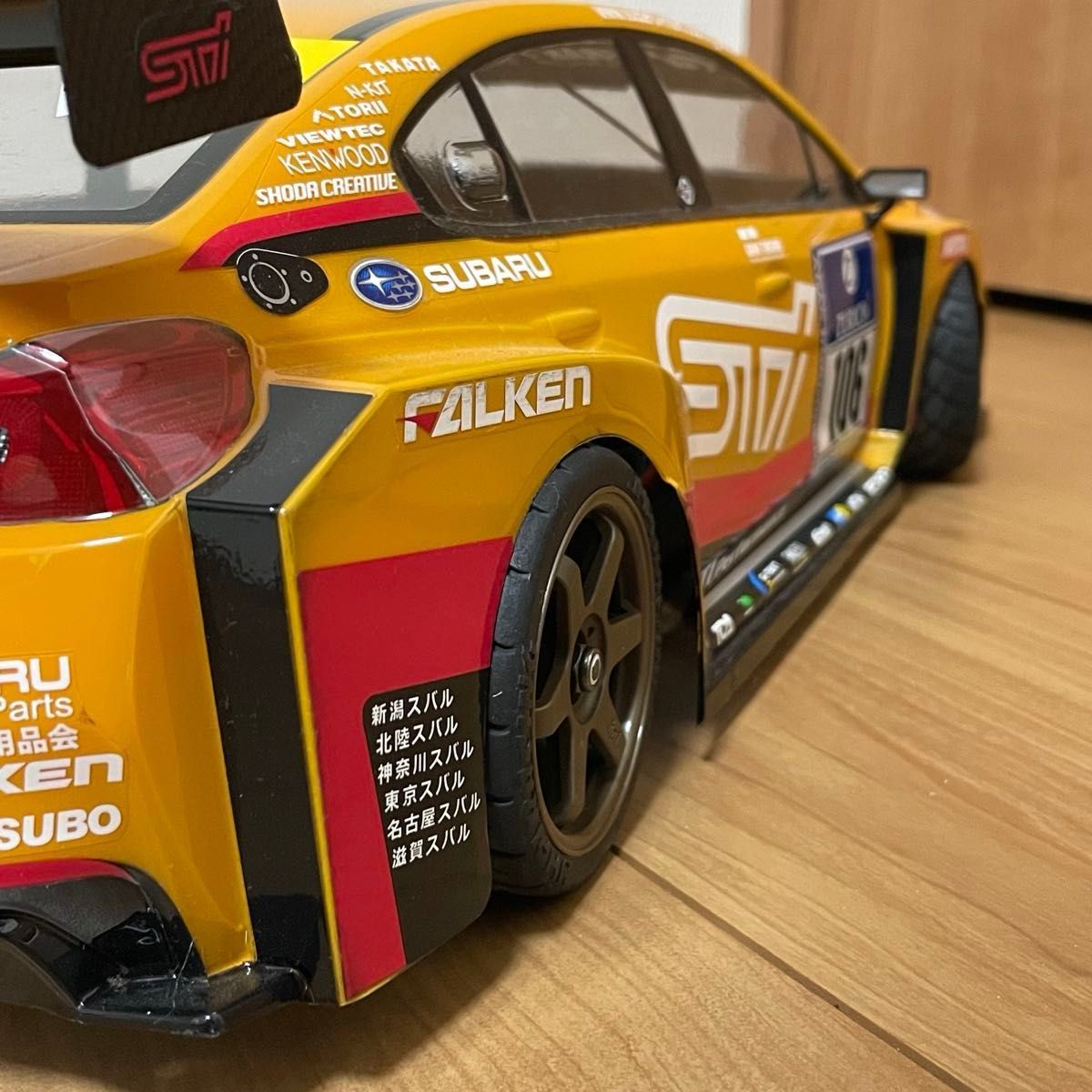 TAMIYA（タミヤ）1/10 SUBARU WRX STI NBRチャレンジ ボディー