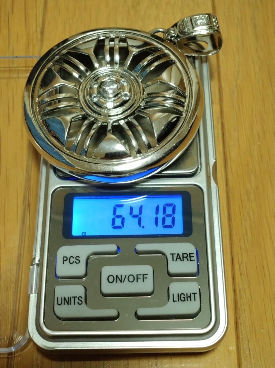 AVALANCHE】STERLING SILVER 925特大サイズスピナーホイールペンダント