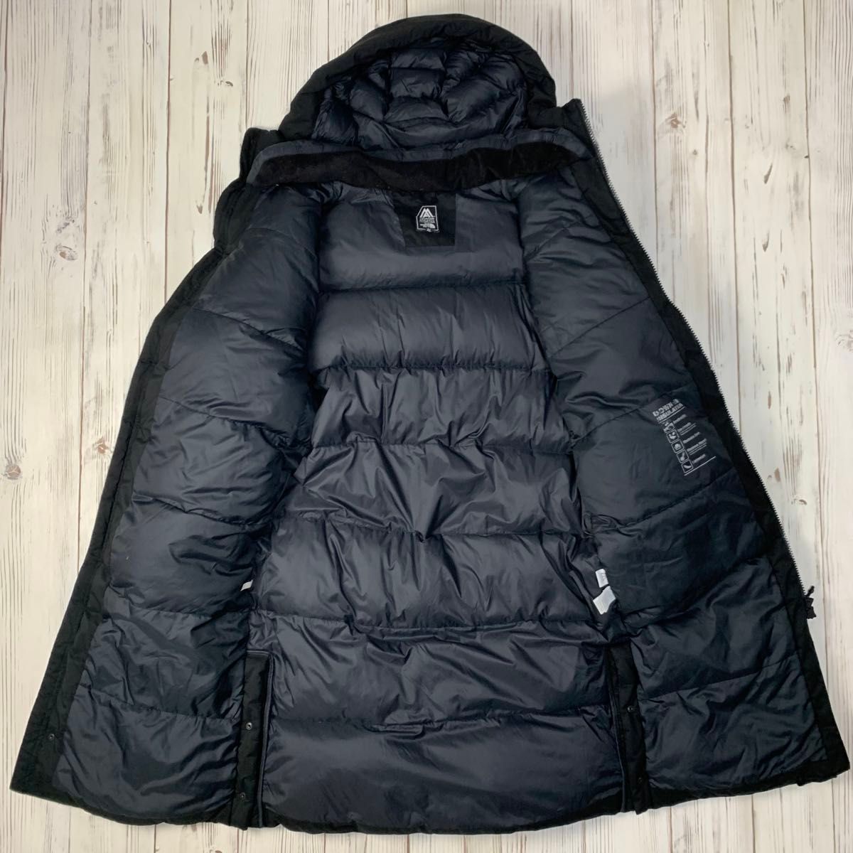 ノースフェイス ロングダウンコート 大きいサイズ メンズ XL ブラック