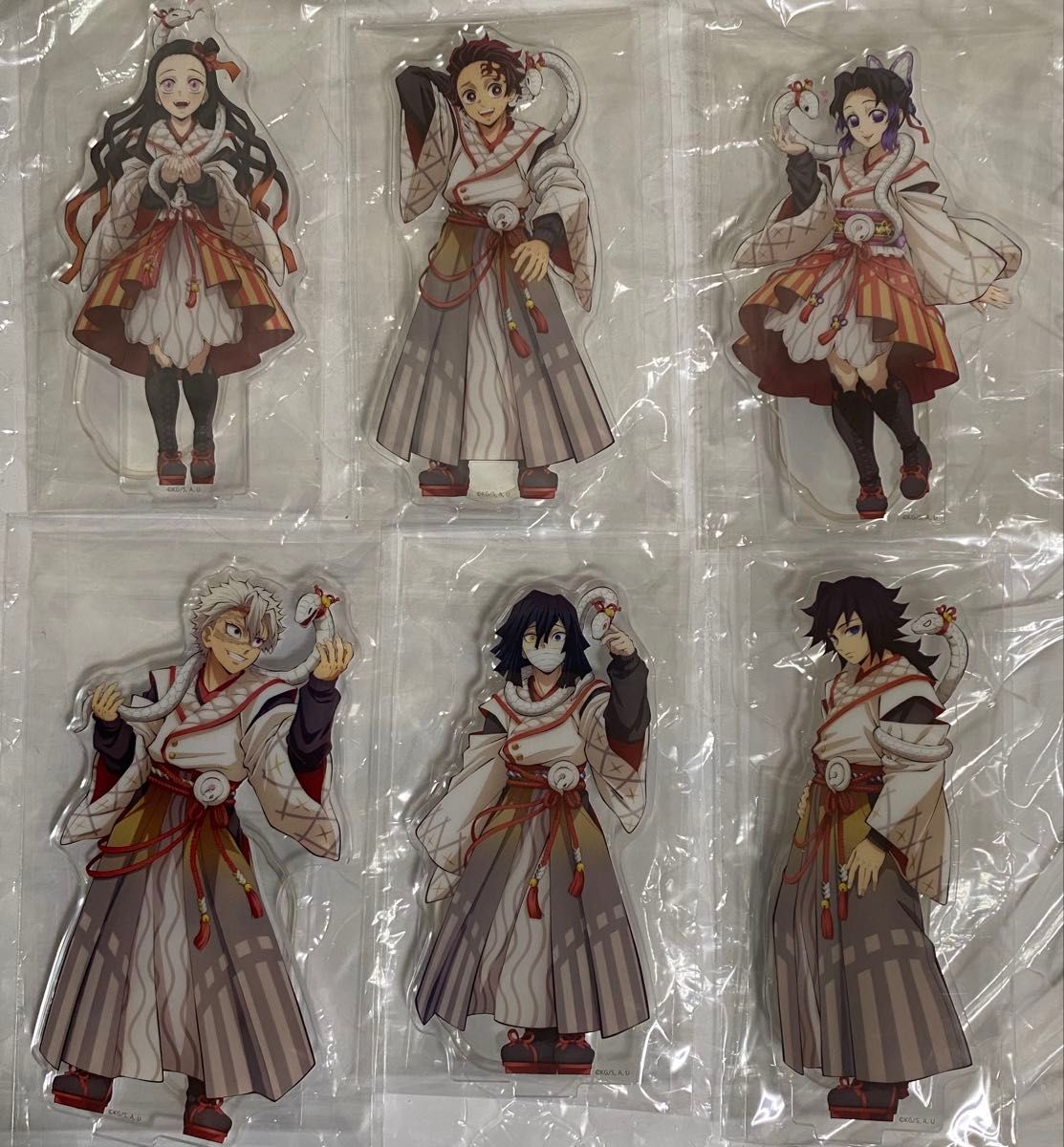 鬼滅の刃 干支 2025 巳年 アクリルスタンド 竈門炭治郎 竈門禰豆子