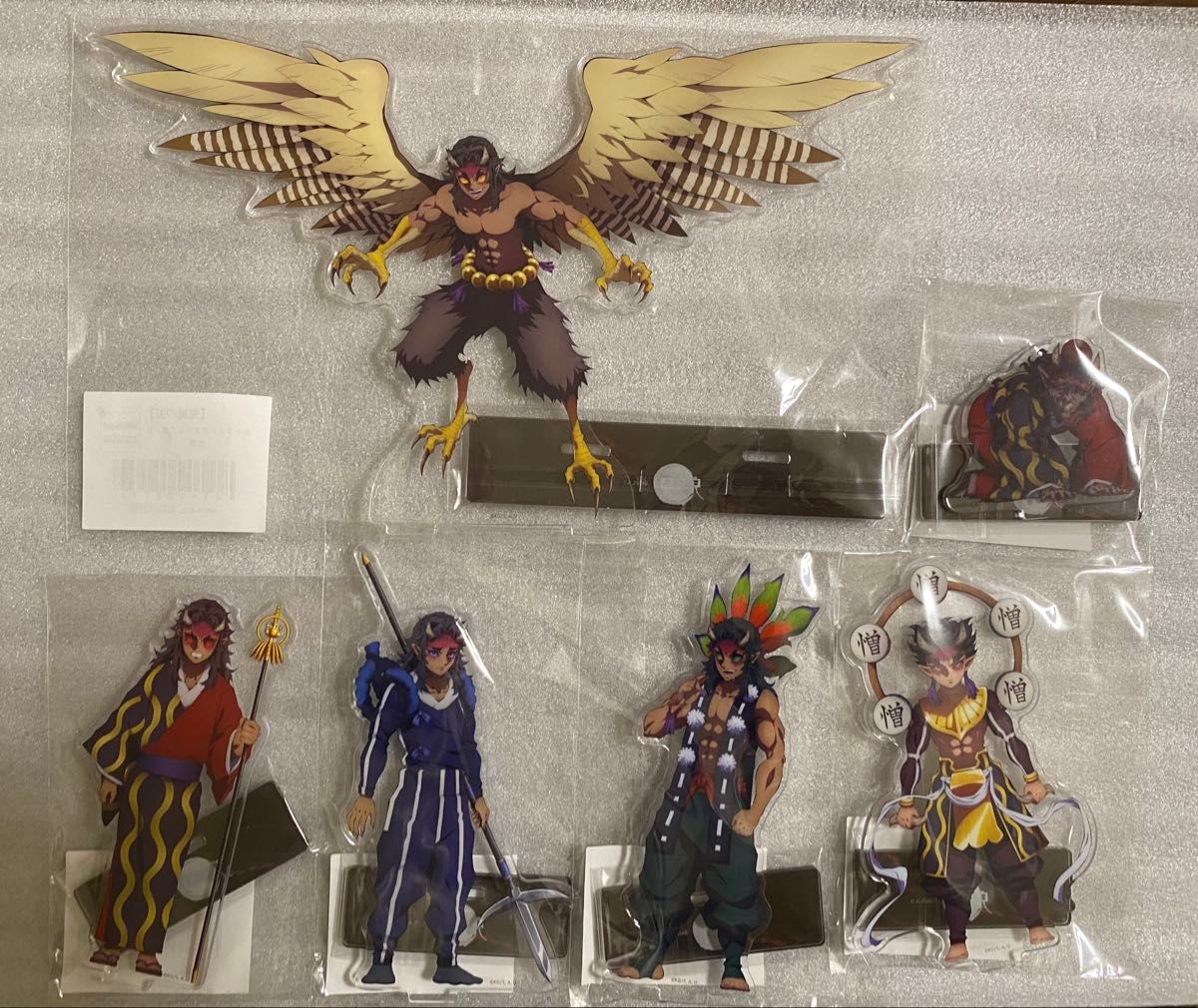 鬼滅の刃 鬼襲来 アクリルスタンド 半天狗 積怒 哀絶 可楽 空喜 憎珀天