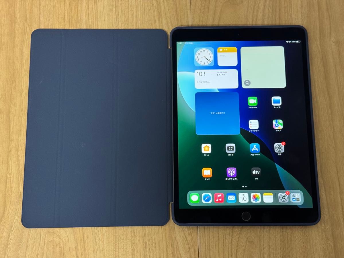 iPad Air 第3世代 Wi-Fi 64GBスペースグレイ A2152 カバー付き 動作