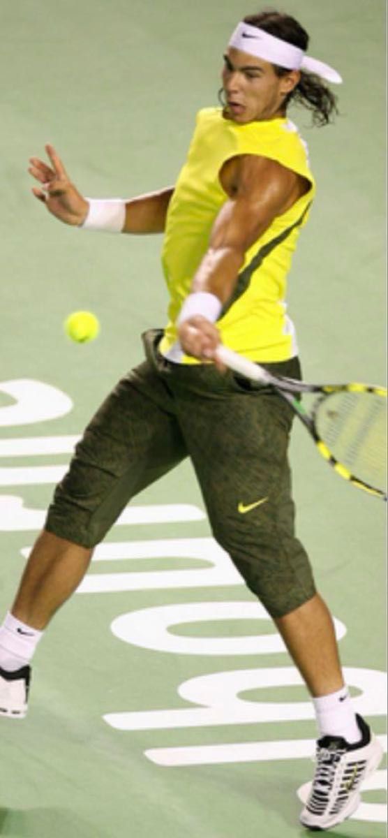 NIKE テニス ナダル 2007全豪オープン カプリパンツ 七部丈｜Yahoo