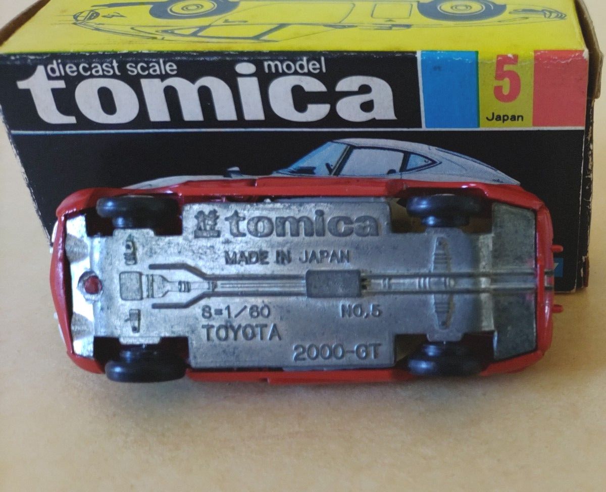 トミカ No 5 TOYOTA 2000GT 人気の赤 1Aホイール｜Yahoo!フリマ（旧