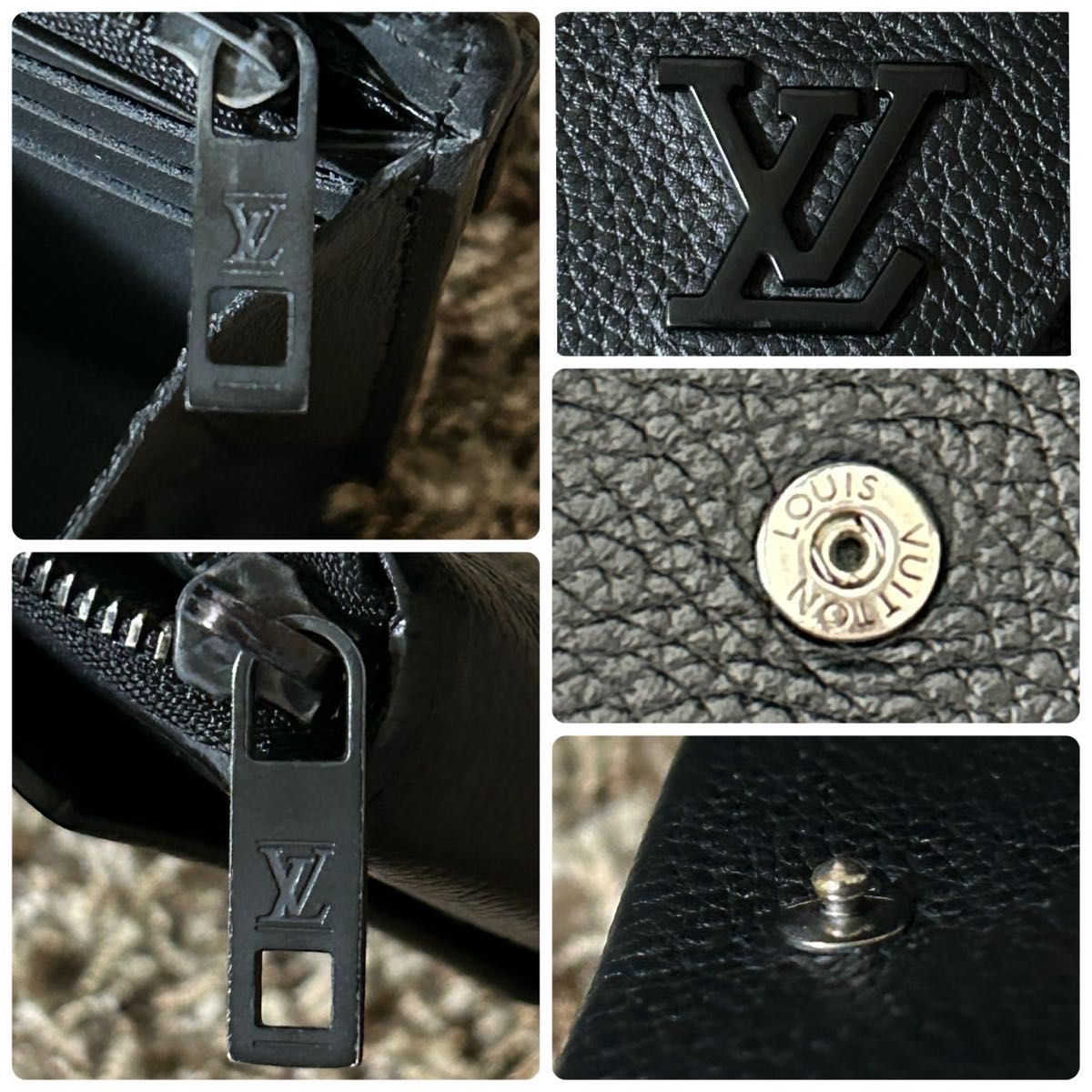 鑑定済み ルイヴィトン 長財布 ジッピードラゴンヌ アエログラム