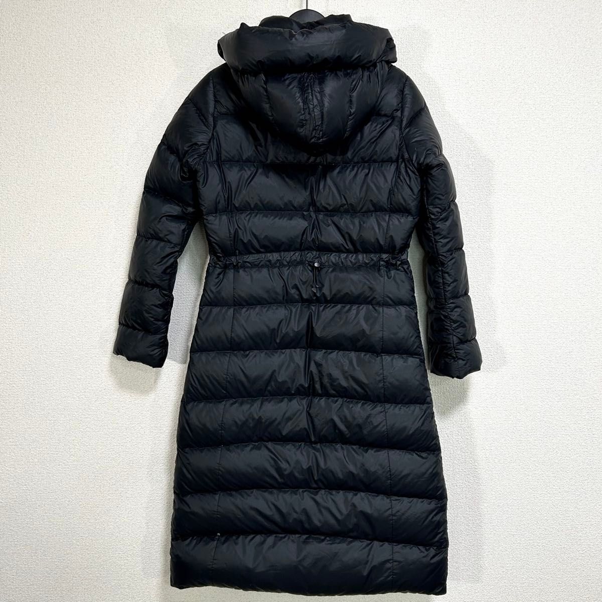 美品希少 ノースフェイス ロングダウンコート レディースXS 黒 グース