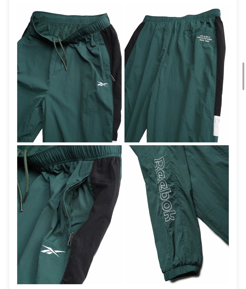 6L ナイロン セットアップ ネイビー REEBOK リーボック フルジップ