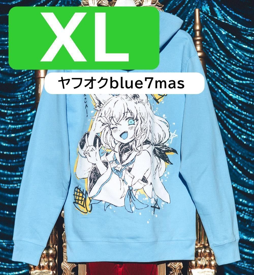 新品未使用】白上フブキ パーカー OMOCAT ホロライブゲーマーズ XL