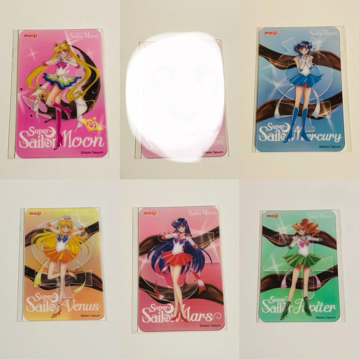 ローソン 明治 セーラームーン クリアカード コラボ 限定 ・クリア