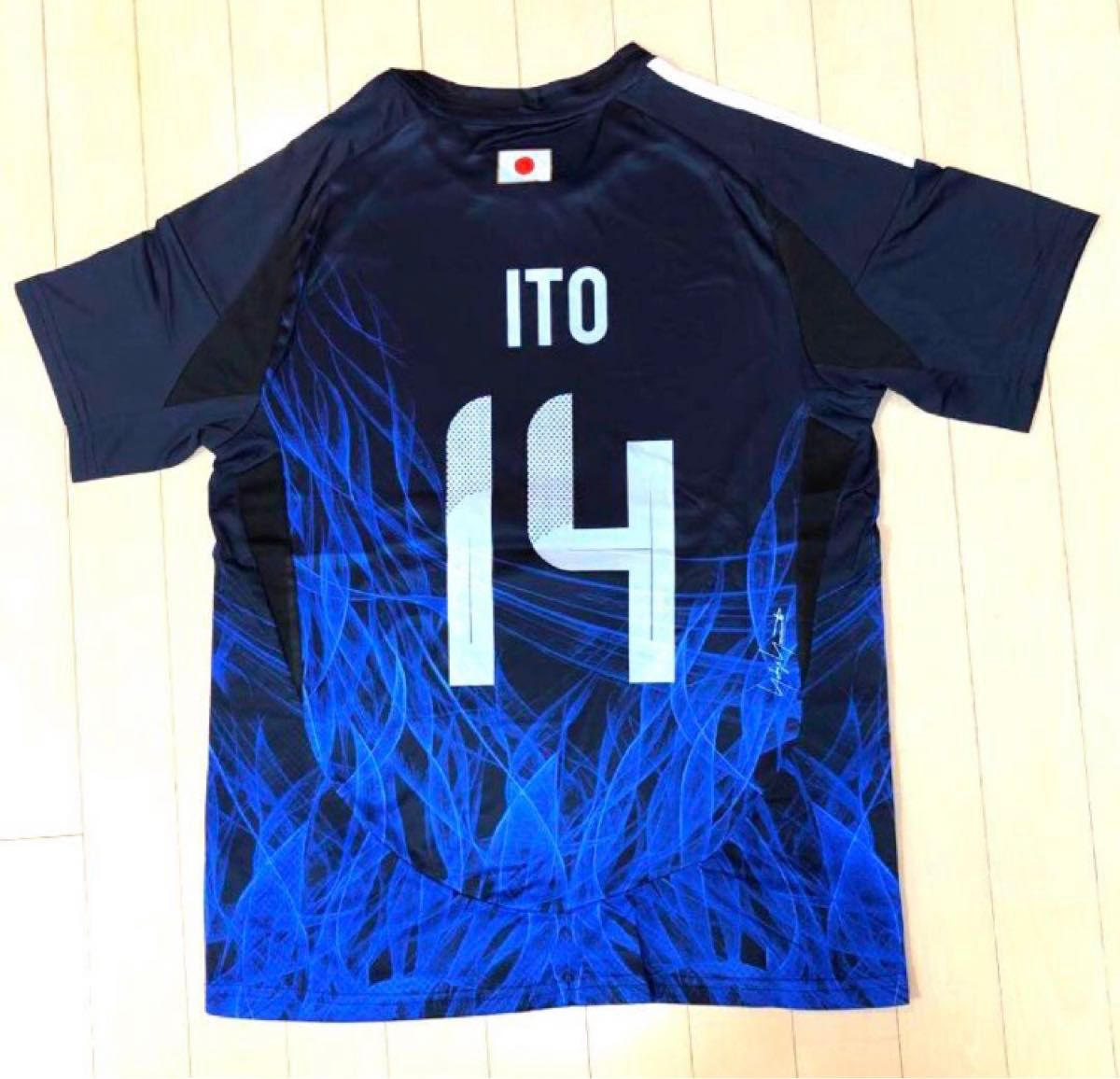 サッカー日本代表ユニフォーム #14 ITO (伊東 純也) 2024年最新モデル