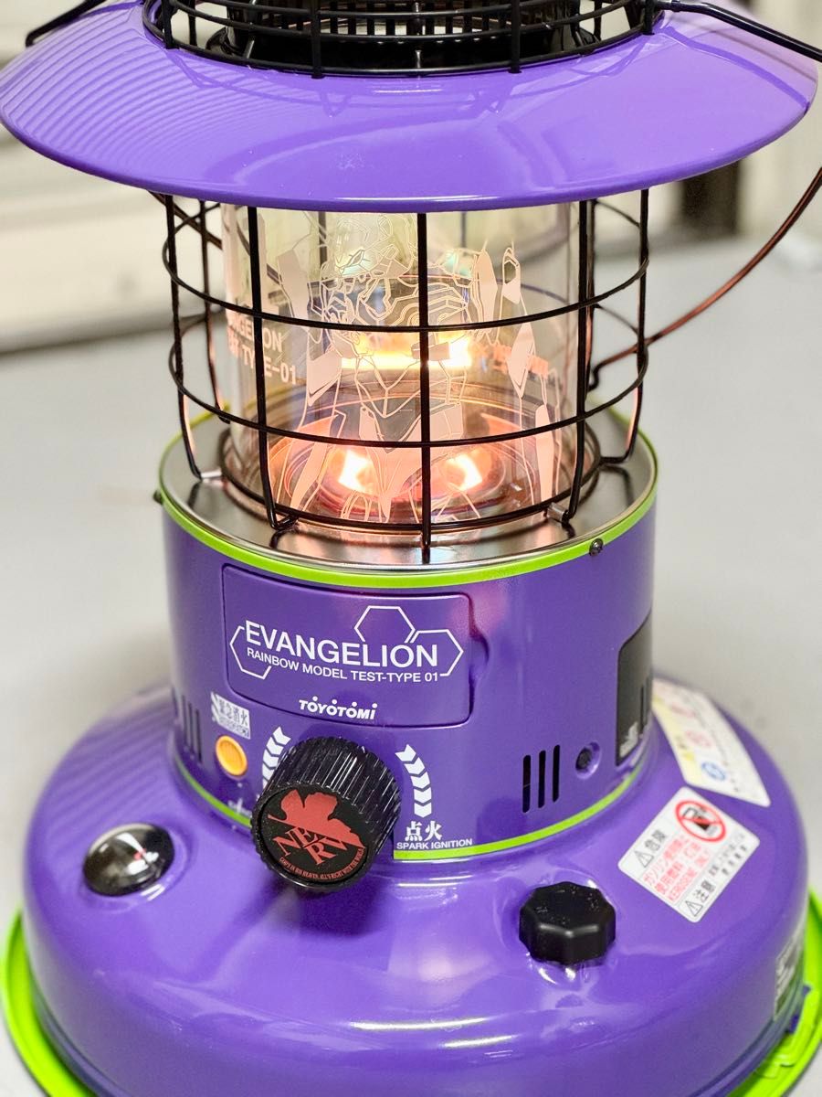 TOYOTOMI トヨトミ エヴァンゲリオンコラボ 初号機モデル 石油ストーブ