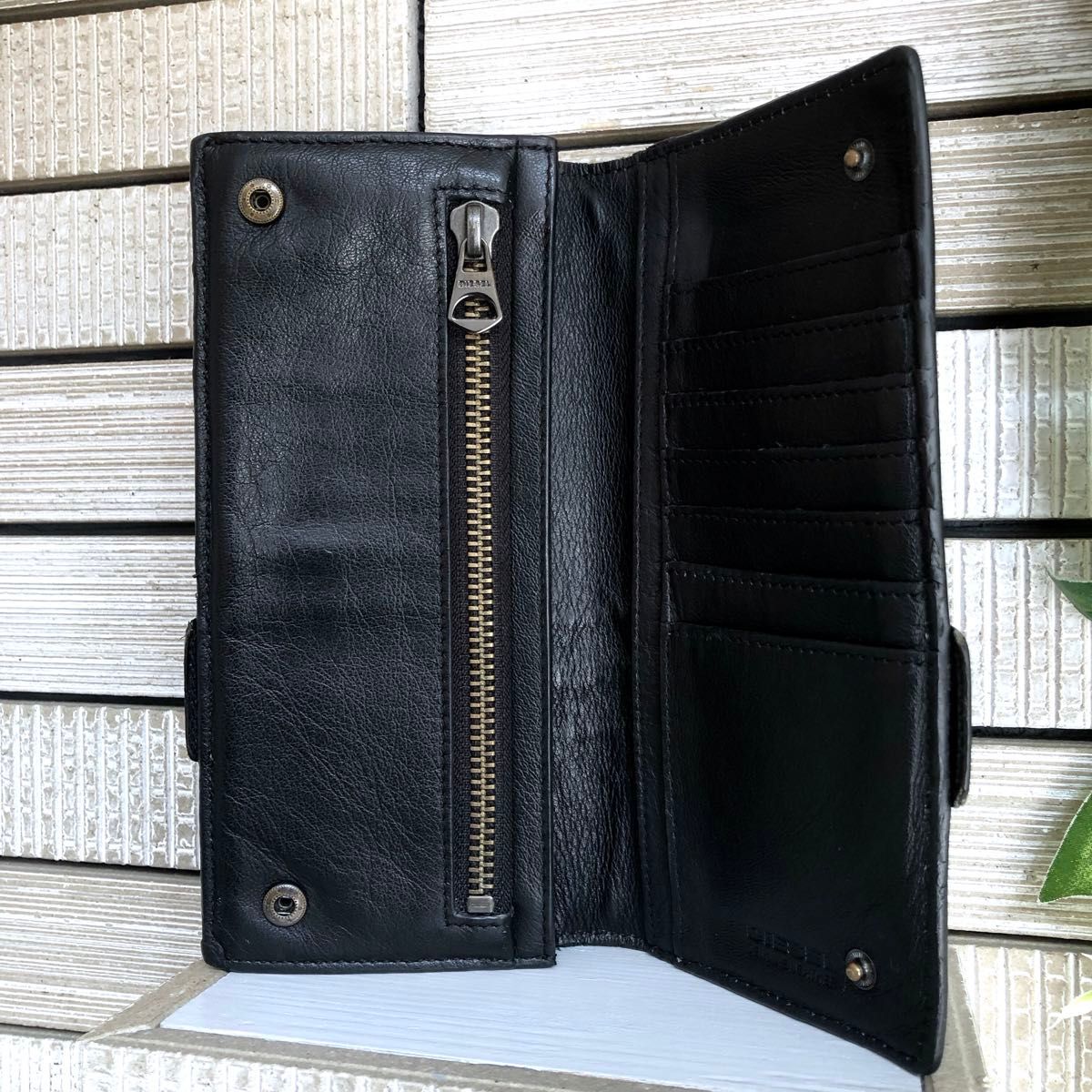 mark様確約希少DIESEL ディーゼル 本革 レザー VINTAGE ビンテージ 長