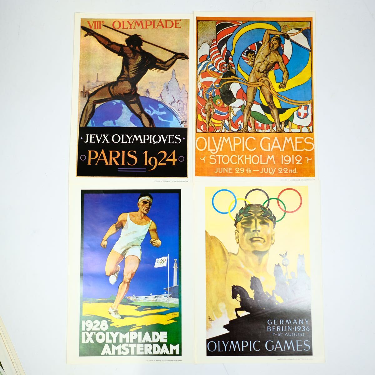 アテネからモントリオールまで オリンピックポスターセット 資生堂