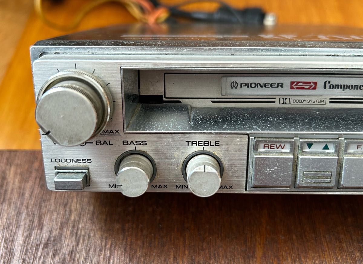 当時物 Pioneer ロンサムカウボーイ KP-717G カーステレオ カセット