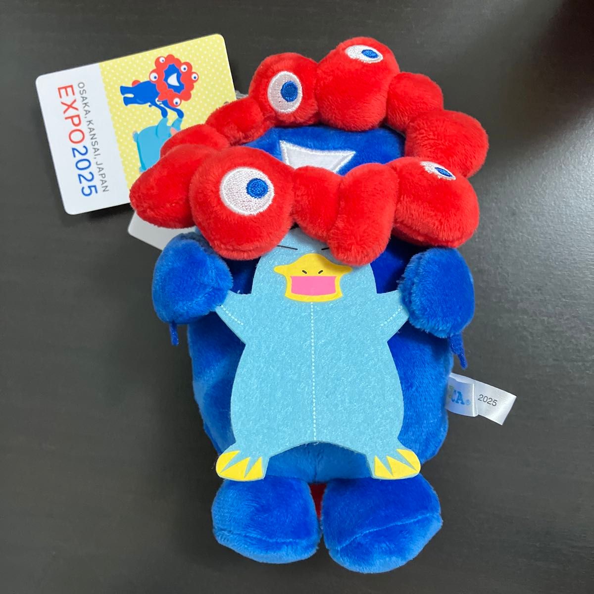 大阪万博 ミャクミャク イコちゃん ぬいぐるみパスケース JR 限定 定期