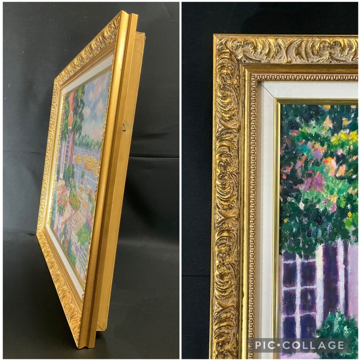 Yahoo!オークション - 真作 油彩 ダイアン・モネ Diane Monet 『楽園の