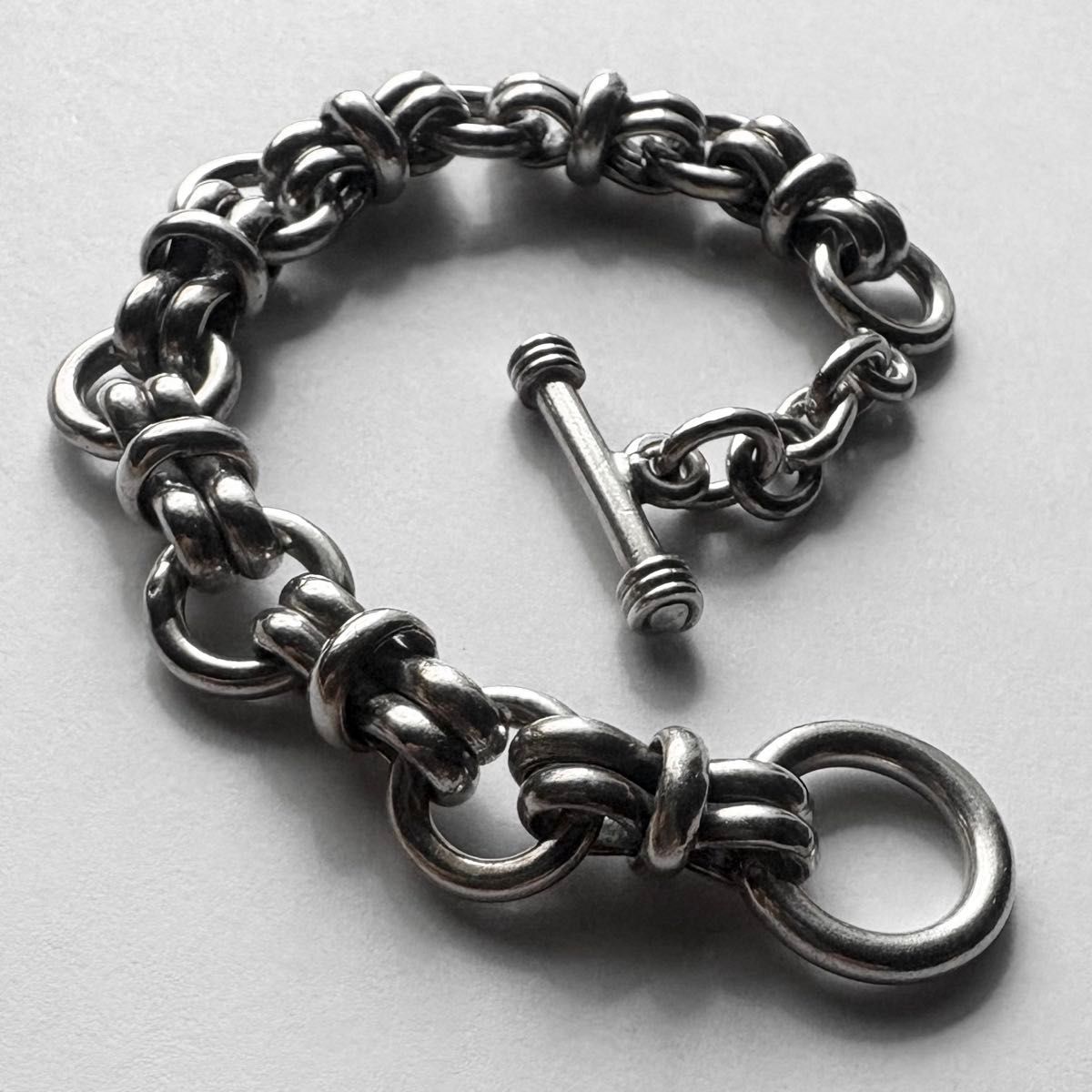 メキシコ製 Vintage Super Link Bracelet シルバー925 メキシカン