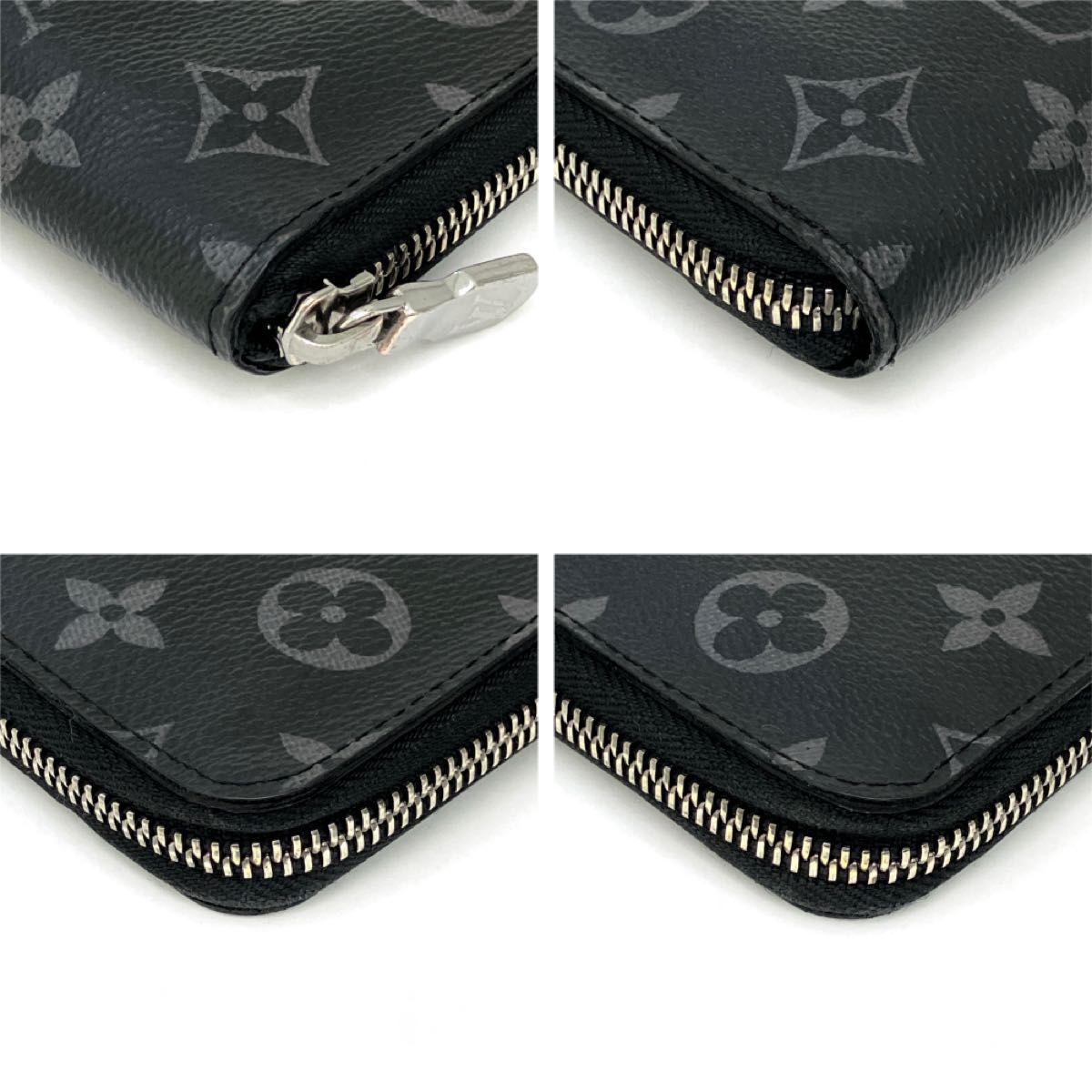 ルイヴィトン モノグラム エクリプス ジッピーウォレット ヴェル