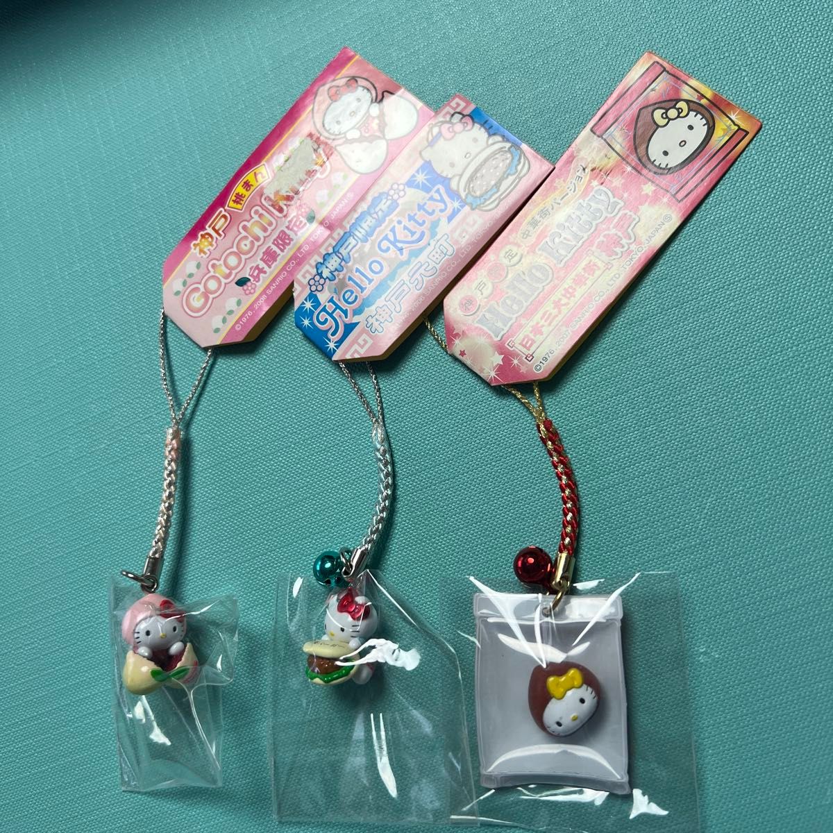 ご当地キティ サンリオハローキティ ストラップ 根付け 神戸限定