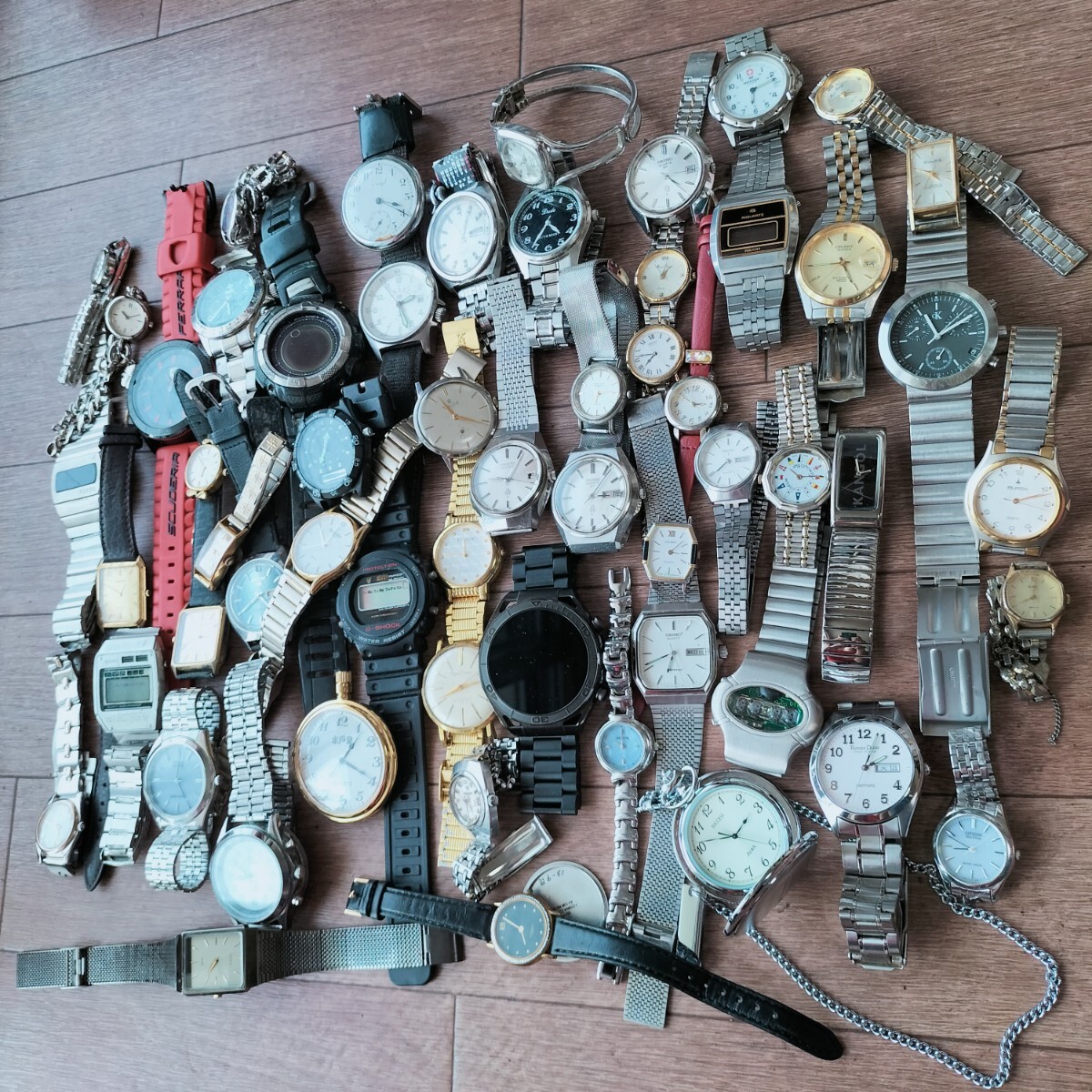 1円 ジャンク品 セイコー シチズン腕時計 計10点セット BY056 1円