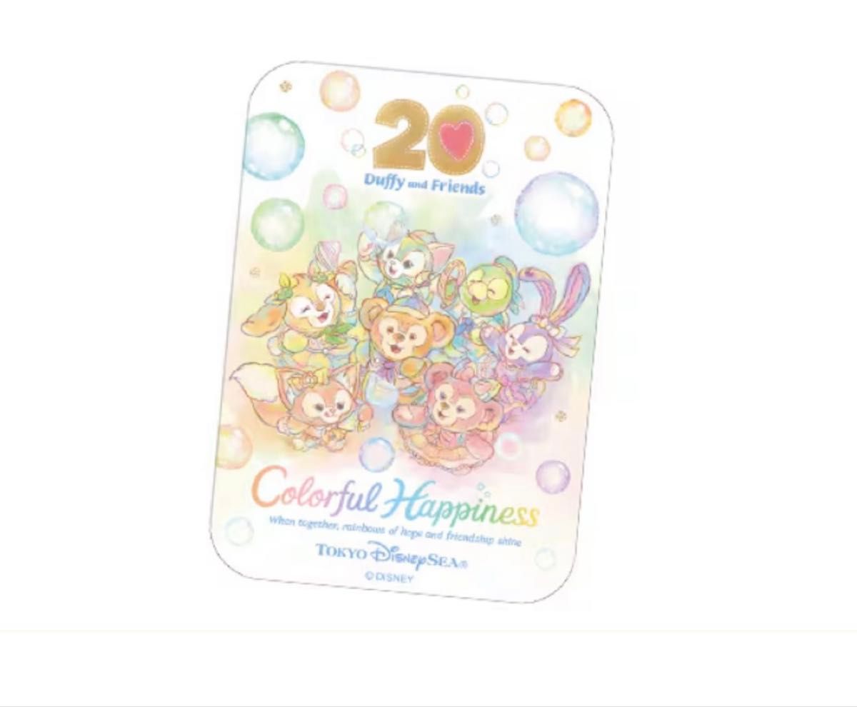 新品未開封 メモ帳 カラフルハピネス ダッフィー＆フレンズ 東京