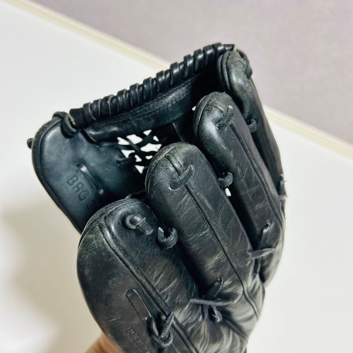 希少 旧ロゴ】ZETT プロステイタス 硬式外野手用 グローブ ブラック