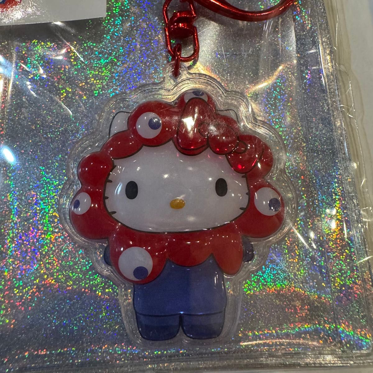 ミャクミャク キティ 万博 EXPO2025 ぷっくり立体キーホルダー