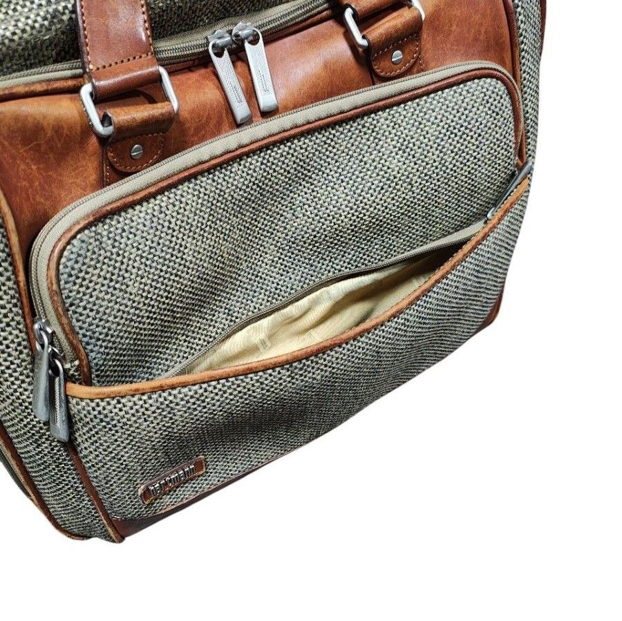 ハートマン 2way ツイード×レザー ガーメントバッグ ブリーフケース