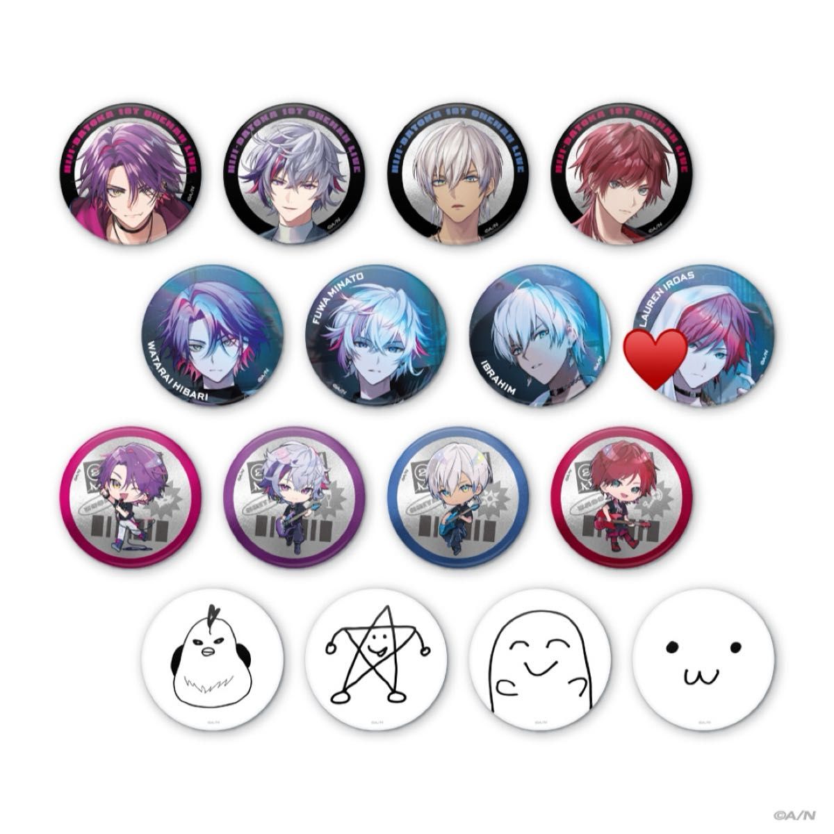 2時だとか ローレン・イロアス 缶バッジ 画像 1点｜Yahoo!フリマ（旧