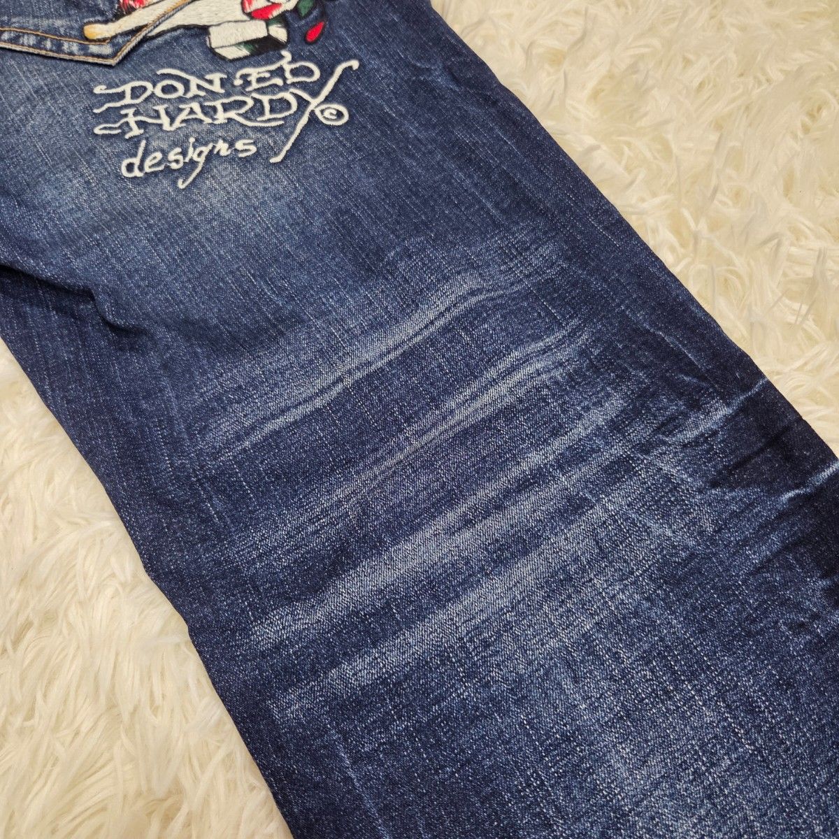 Ed Hardy×Red Pepper エドハーディー レッドペッパー 刺繍 デニム 羽