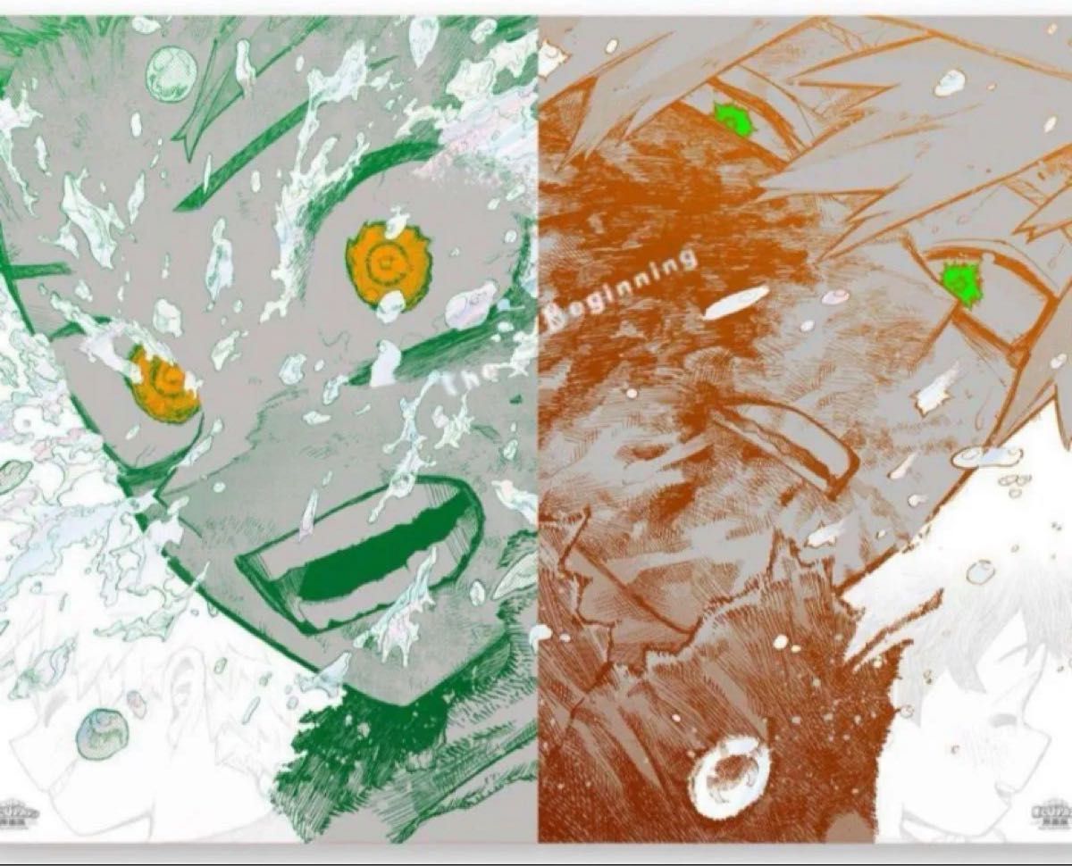 ヒロアカ原画展 僕のヒーローアカデミア原画展 A2アートポスター 2枚