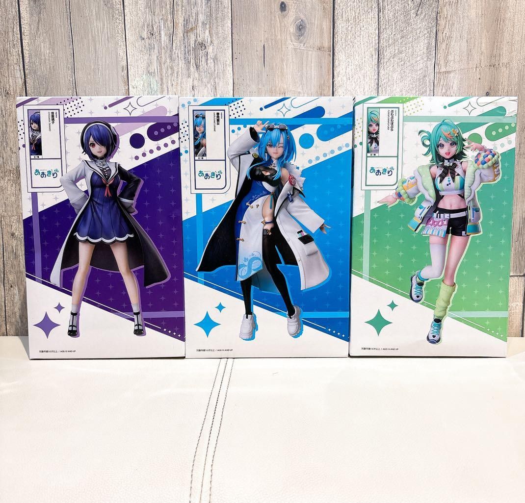 あおぎり高校 あおぎり フィギュア 春雨魔女 音霊魂子 ぷわぷわぽぷら