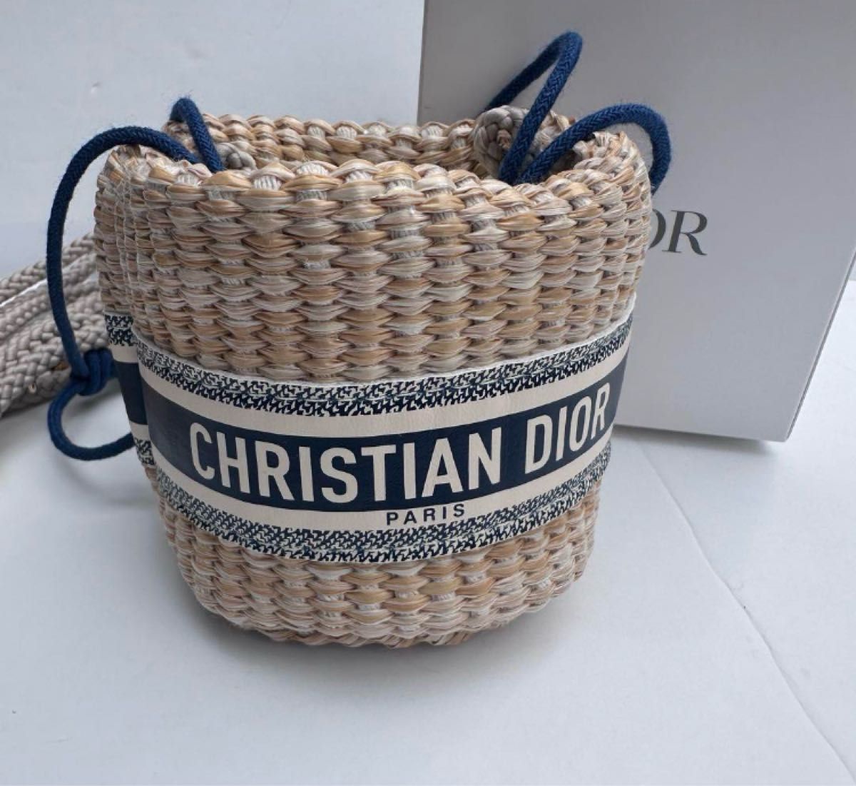 海外限定 DIOR ディオール ノベルティ ストローポーチ ミニショルダー